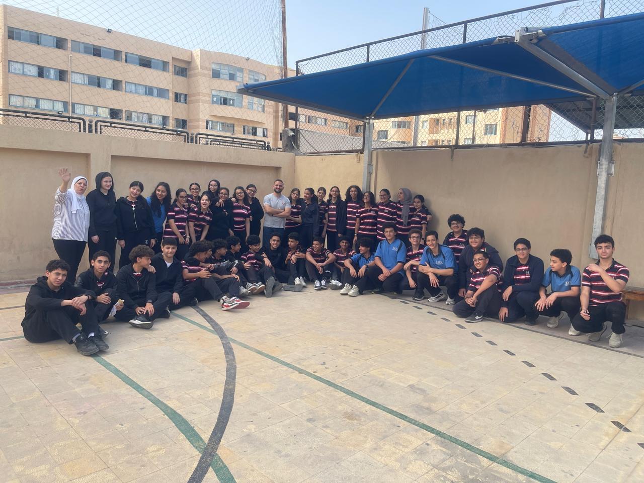 Dr. Mostafa with his class
